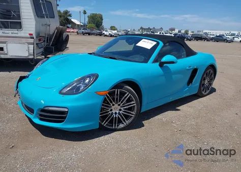 2016 Porsche Boxster Black Edition from USA, damaged, VIN WP0CA2A80GS120874